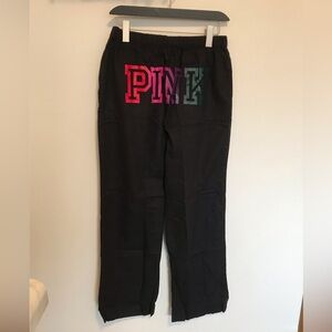 Victoria’s Secret Pink Lightweight Butt Logo Pants With Pockets